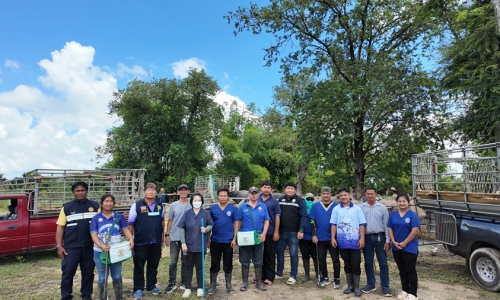 สำนักงานปศุสัตว์จังหวัดอุทัยธานี kick off รณรงค์ฉีดวัคซีนป้องกันโรคระบาดในโค-กระบือ